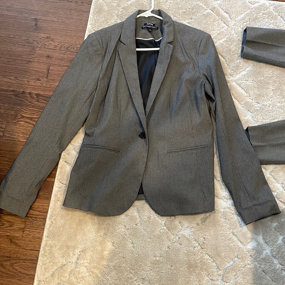 2 piece jacket and pants suit